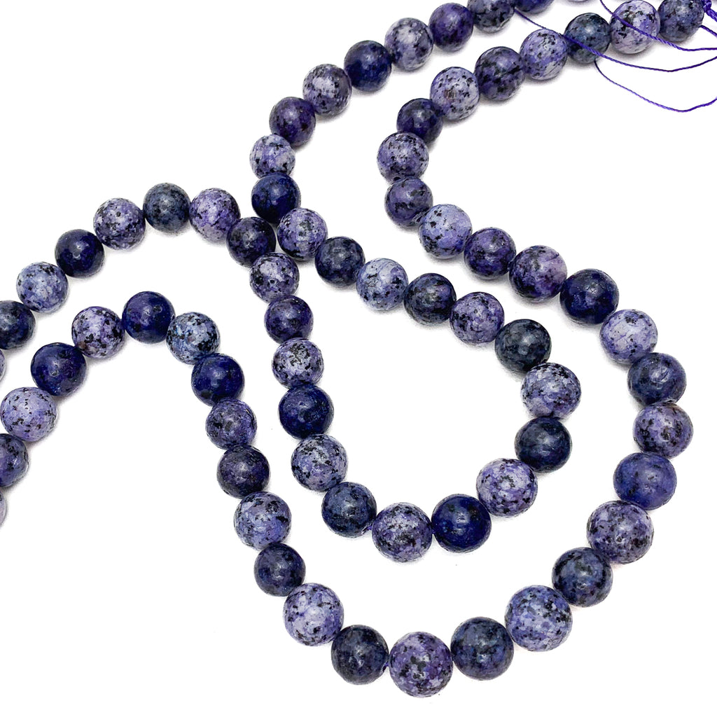 Charoite 10mm Smooth Rounds Bead Strand