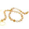 Citrine 7mm Faceted Drums Bead Strand