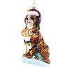Festive Saint Bernard The Rescue Dog Ornament