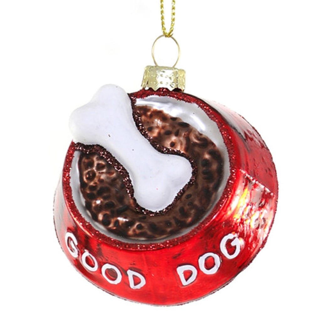 Good Dog Food Bowl Ornament