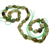 Green Garnet Small Rectangles Bead Strand