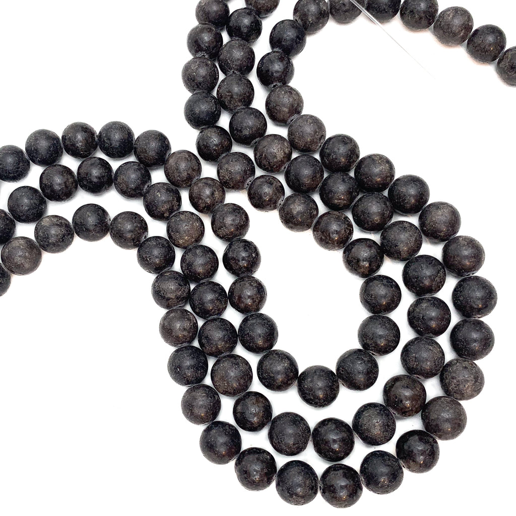 Healer's Gold 10mm Smooth Rounds Bead Strand