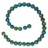 Howlite Composite 12mm Smooth Rounds Bead Strand