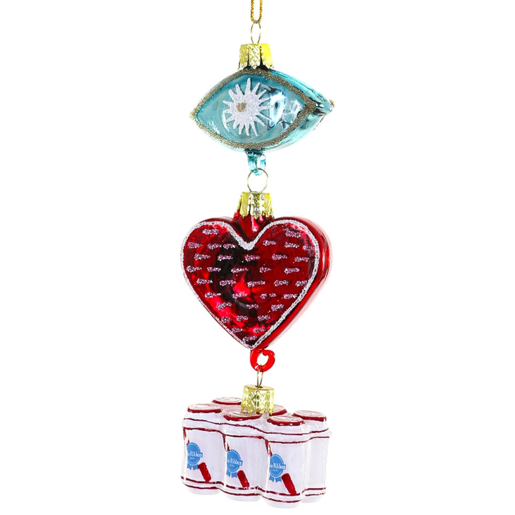 Eye Heart Beer Ornament