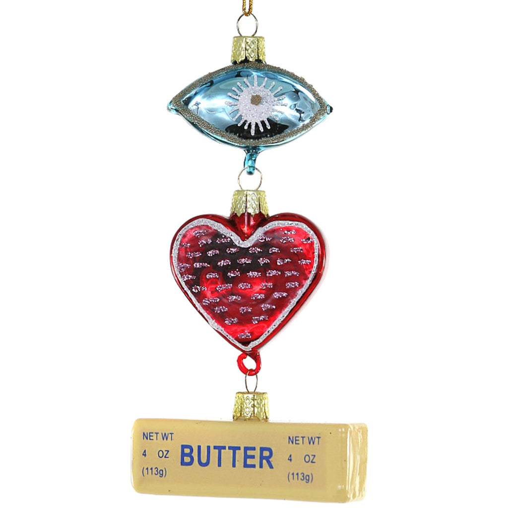 Eye Heart Butter Ornament