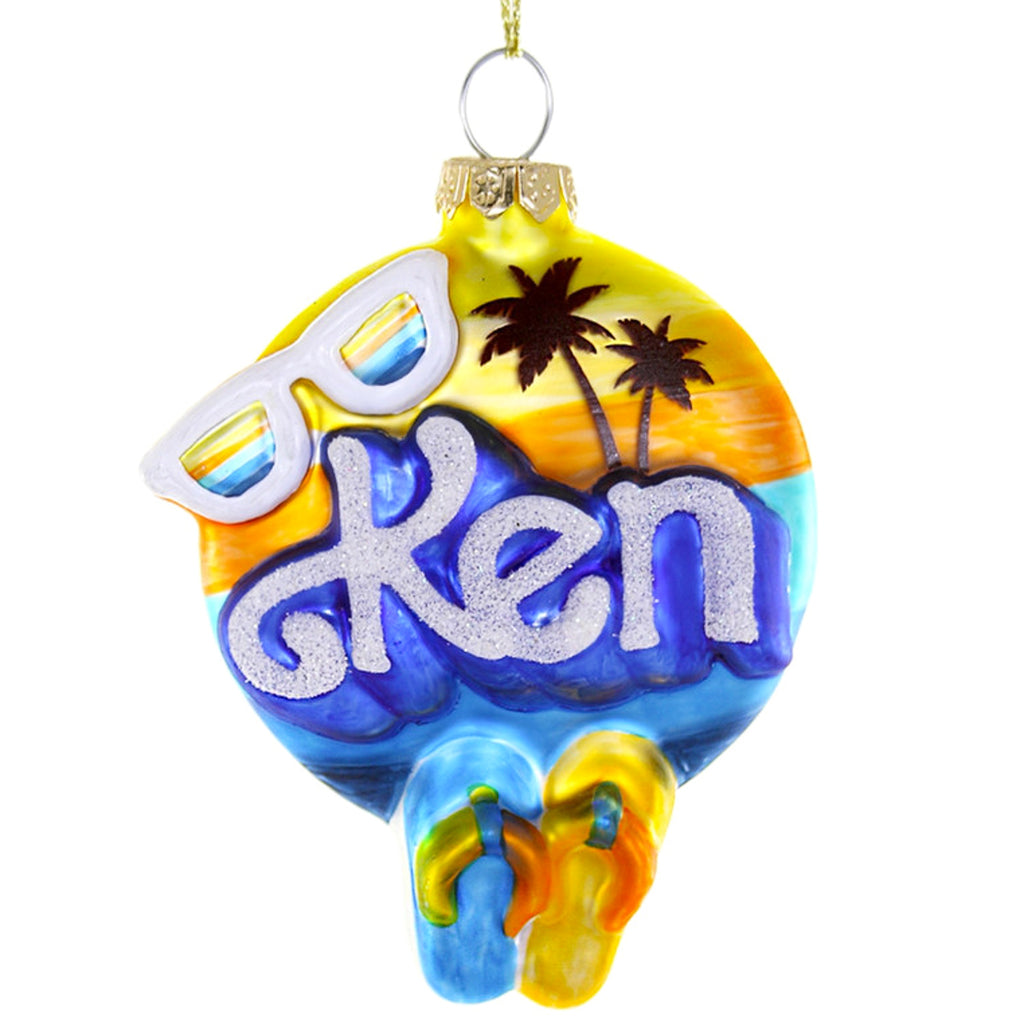 Ken Button Ornament