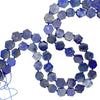 Lapis Lazuli Hexagon Coins Bead Strand