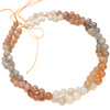 Moonstone Multi 8mm Smooth Rounds Bead Strand