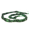 Ruby Zoisite 4mm Faceted Cubes Bead Strand