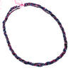 Sapphire Pink / Blue Mix 2.5mm Faceted Rounds Bead Strand