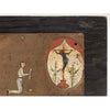 Cristo Negro / Christ of Esquipulas Spanish Colonial Mexican Tin Painted Retablo Ex Voto #1099