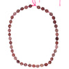 Strawberry Quartz 7mm Faceted Drums Bead Strand