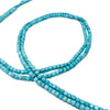Arizona Turquoise Light 2.5mm Faceted Cubes Bead Strand