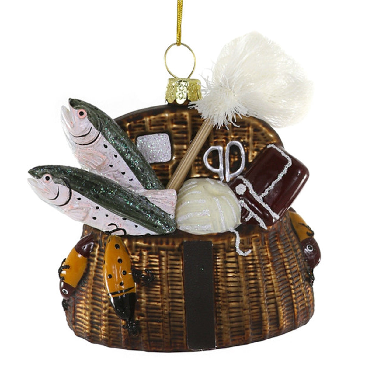 Vintage Fishing Creel Ornament – Beads of Paradise