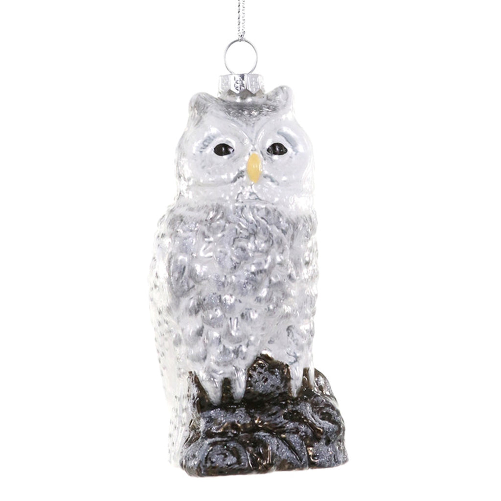 Woodlands Owl (White) Ornament