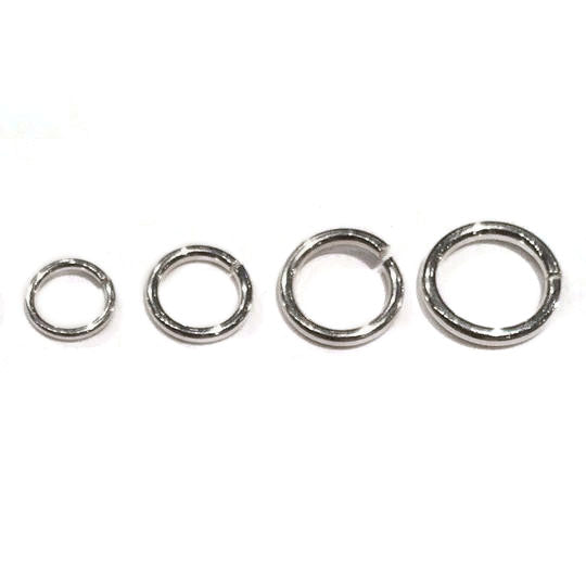 Sterling Silver Jump Rings, Open – Beads of Paradise