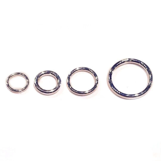 Sterling Silver Jump Rings, Closed