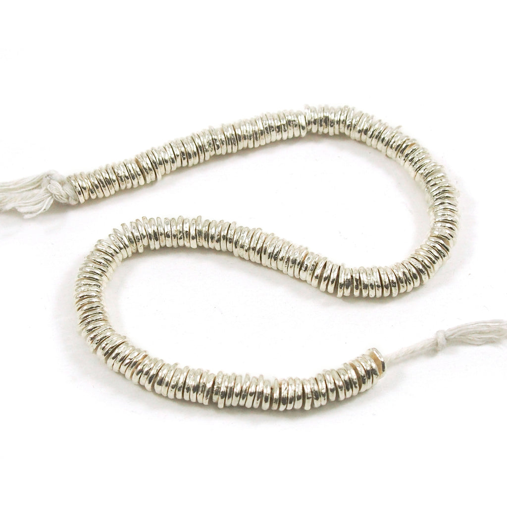 98% Pure Hill Tribe Silver 6.7mm Beads 3