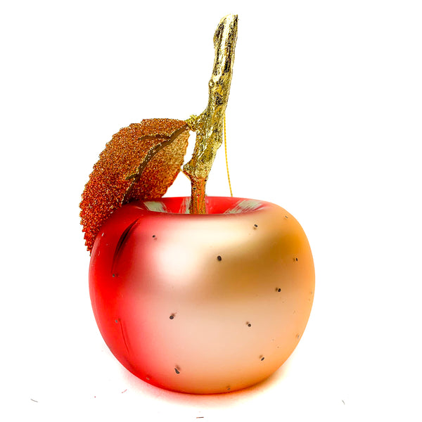 Red Delicious Temptation of Adam and Eve Apple Ornament