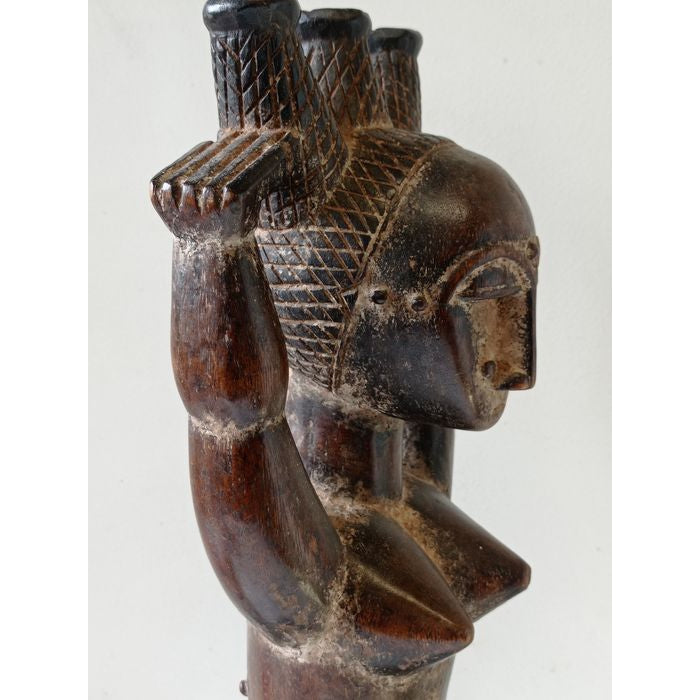 Attie Standing Ancestor Female Figure, Côte d'Ivoire