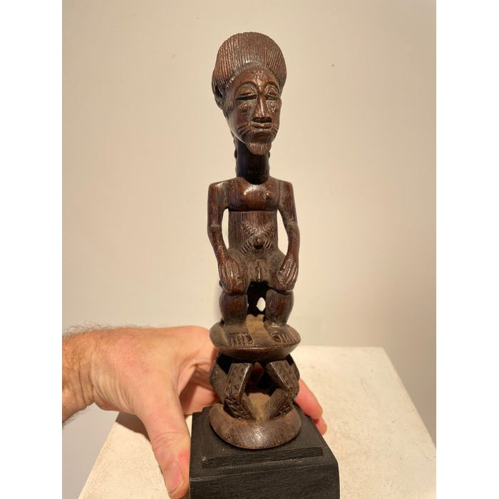 Baule Blolo Asye Usu Divination Figures / Pair , Côte d'Ivoire #883, #884