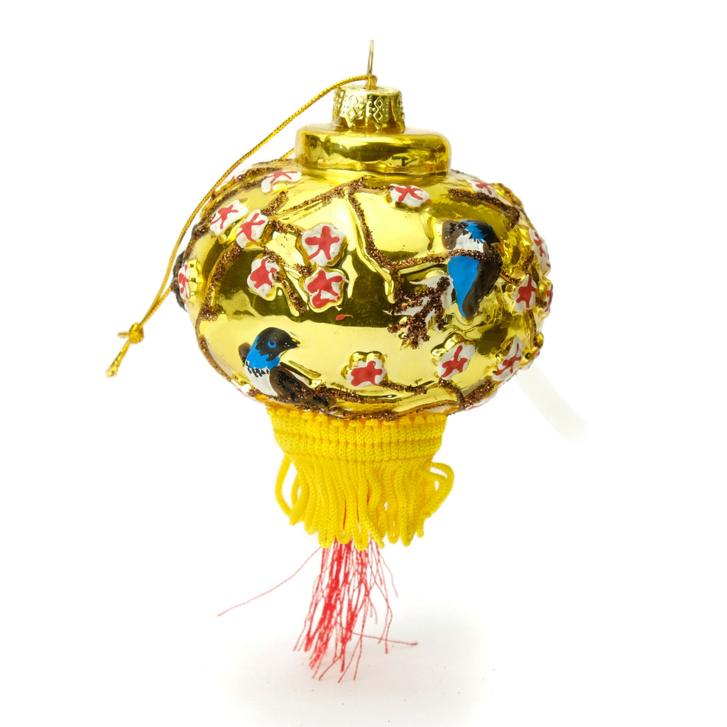 Cherry Lantern Ornament, Gold