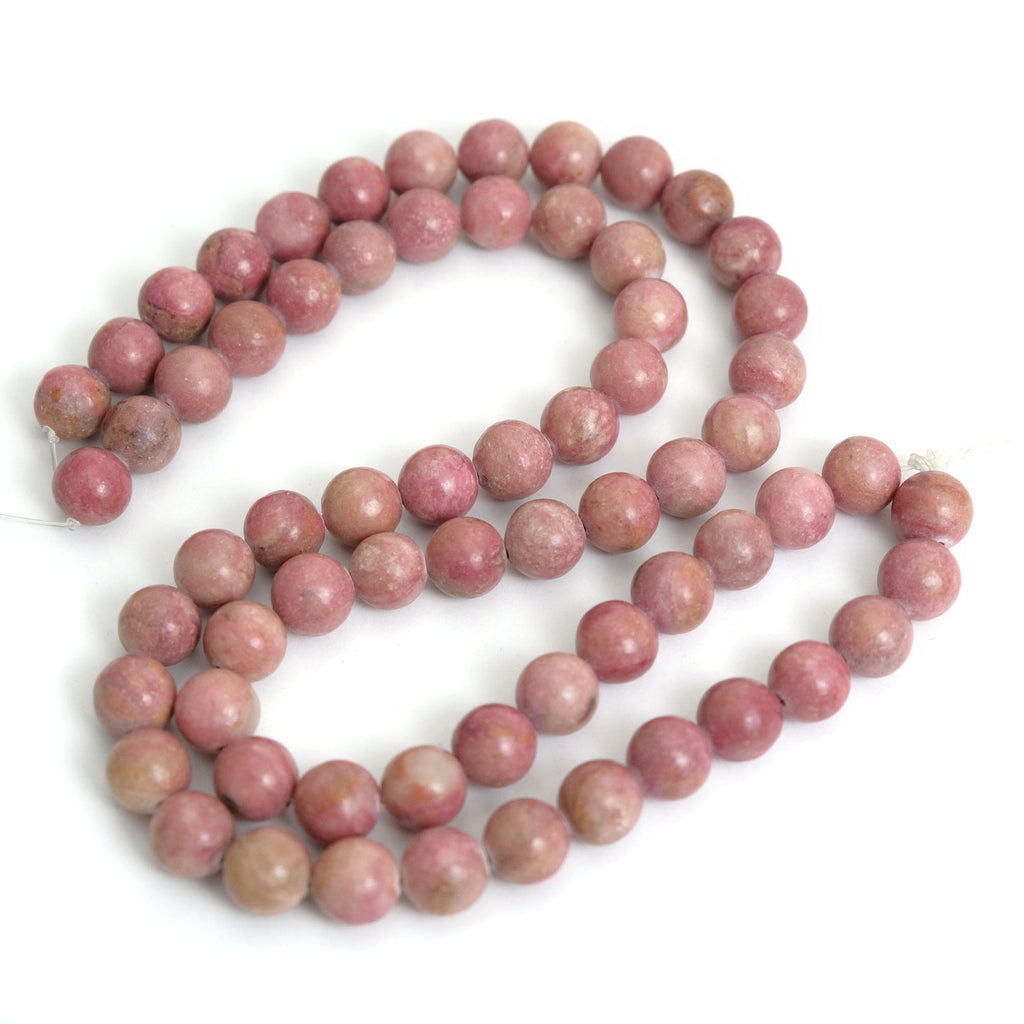 Rhodonite 12mm Smooth Rounds