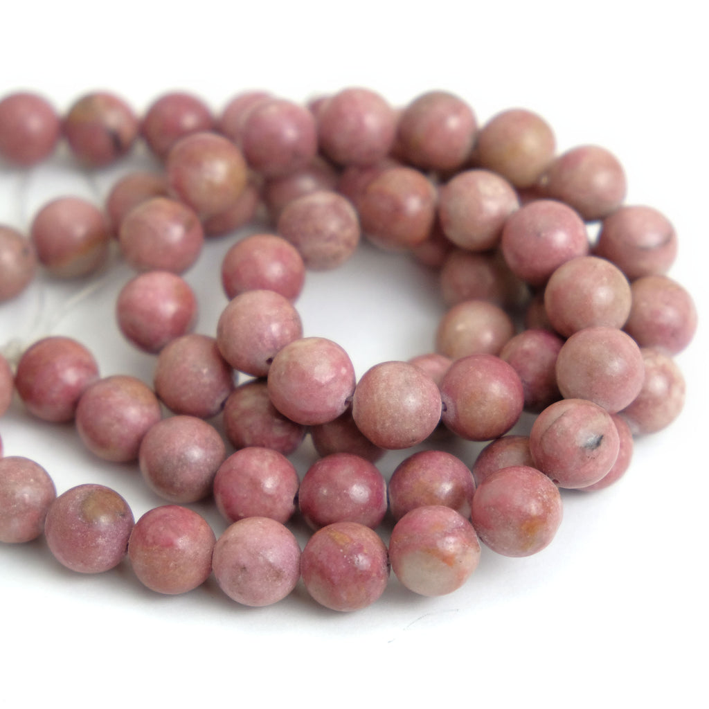 Rhodonite 12mm Smooth Rounds