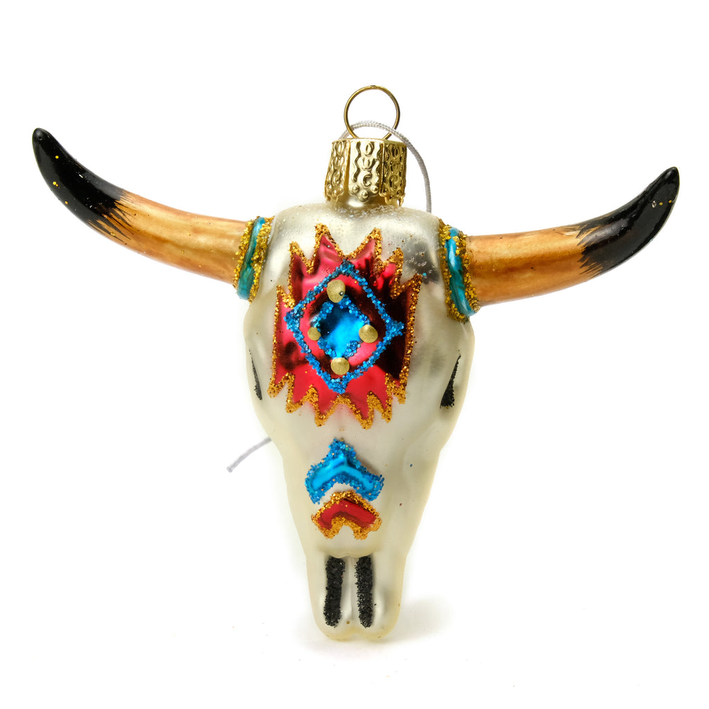Southwestern Steer Skull Ornament
