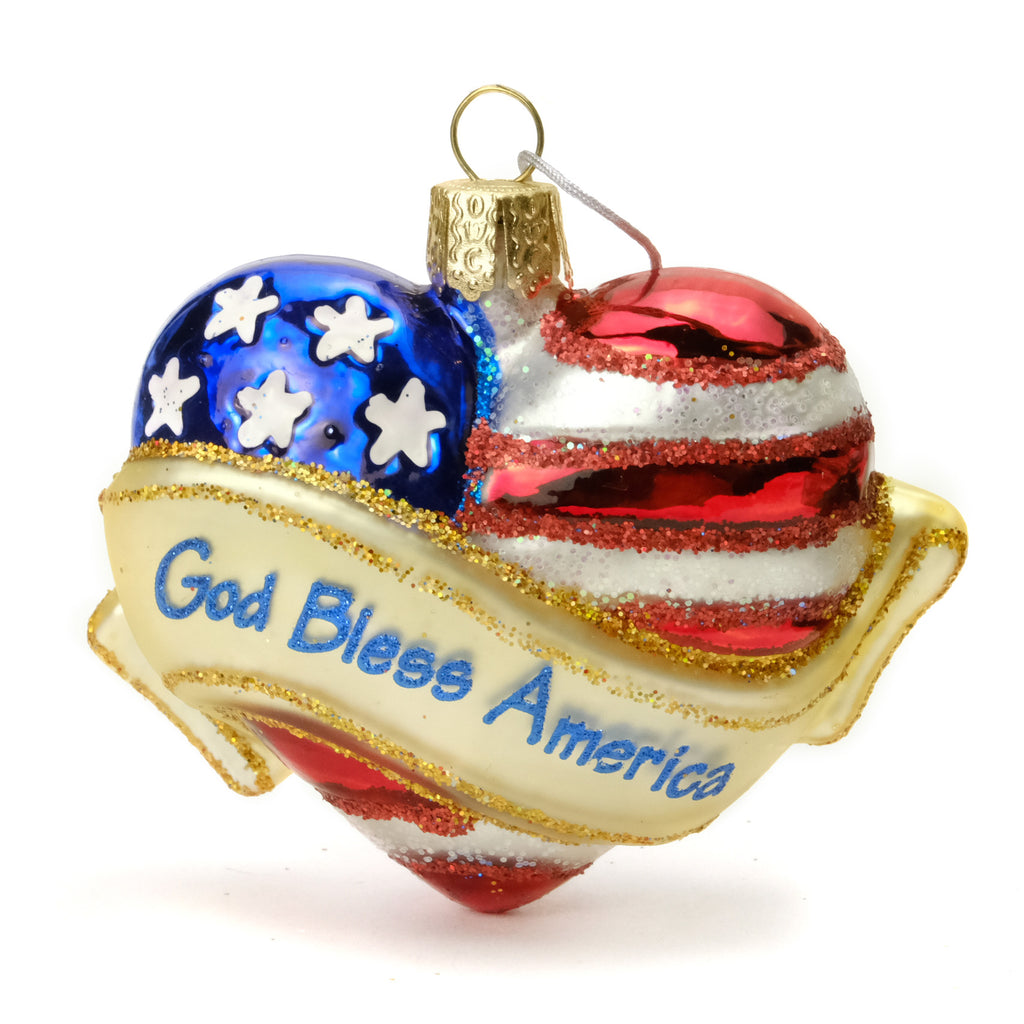 God Bless America Ornament