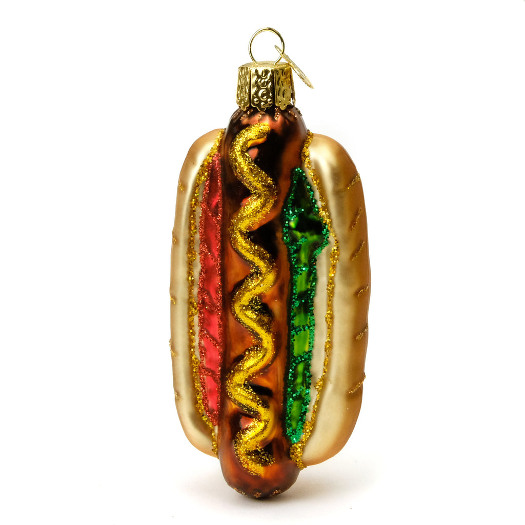 Hot Dog with Everything Ornament