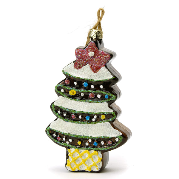 Gingerbread Christmas Tree Cookie Ornament, A