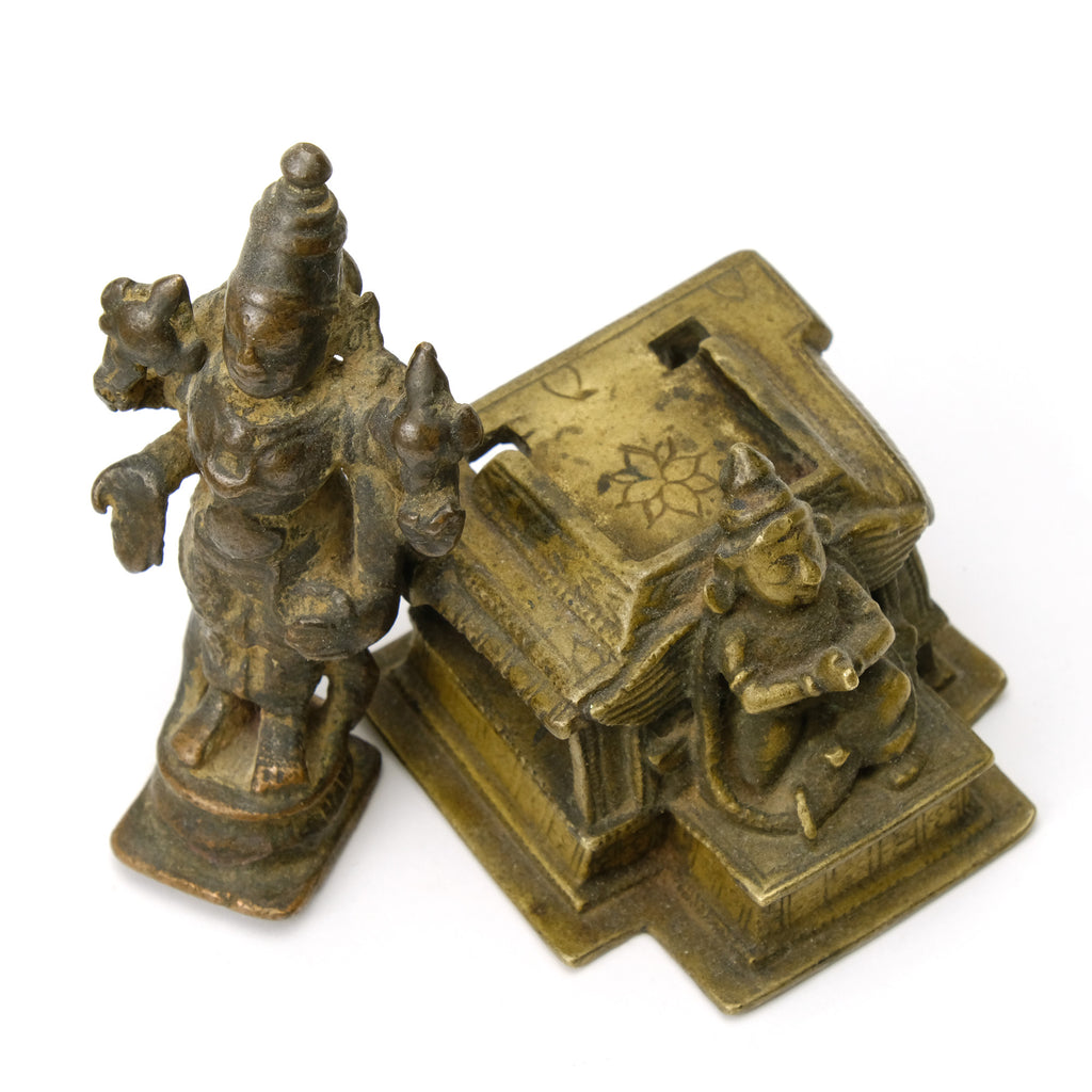 Garuda Base with Vishnu Figure Artifact # 8