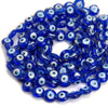 Eye Beads Recycled Glass Strand #37