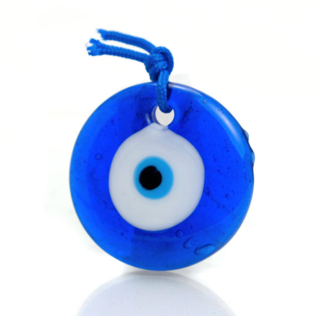 Evil Eye Glass Ornament 1 3/4"