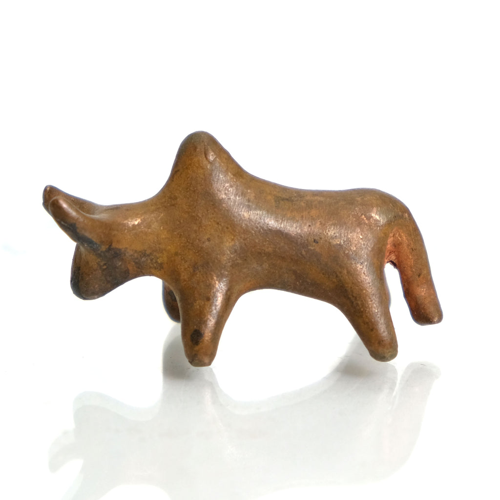 Kwai Wua Thanu Magic Buffalo Copper Amulet