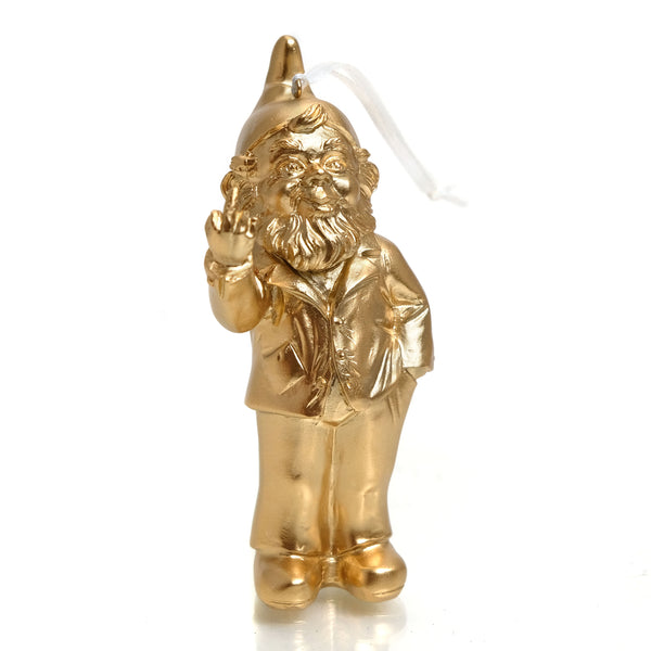 Naughty Gnome "Mr Goldfinger" Ornament