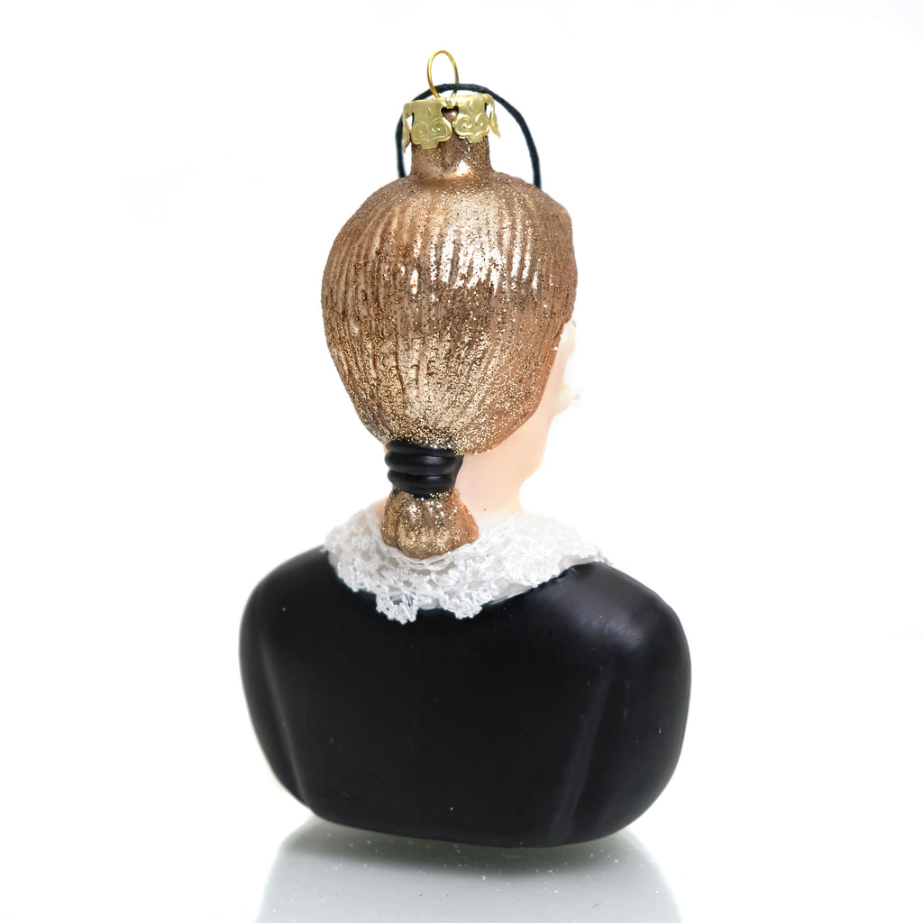 Ruth Bader Ginsburg Glass Ornament #1