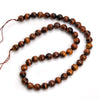 Red Tiger's Eye 8mm Faceted Rounds