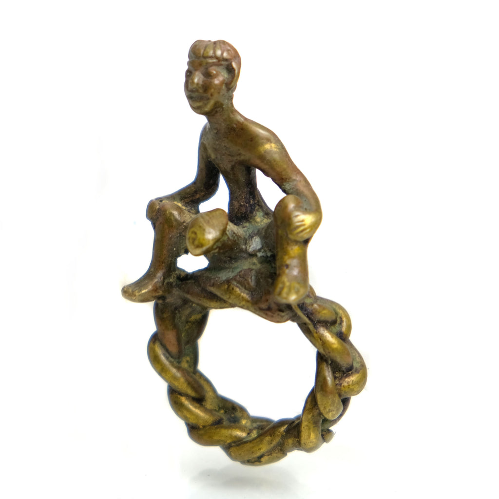 Yab Yum Female and Male Fertility Charm / Ring Amulet
