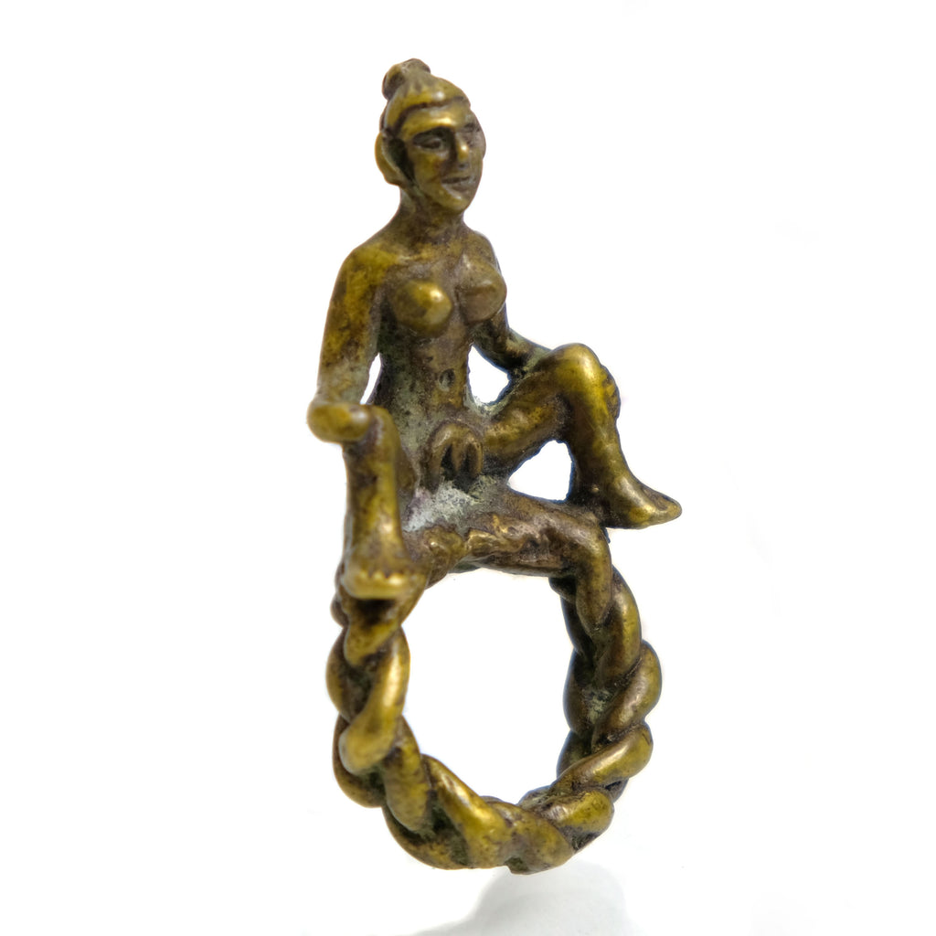 Yab Yum Female and Male Fertility Charm / Ring Amulet