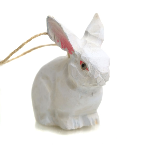 Carved Rabbit Ornament