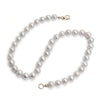 Fresh Water Pearl Knotted Necklace with Sterling Silver Fancy Lobster Clasp
