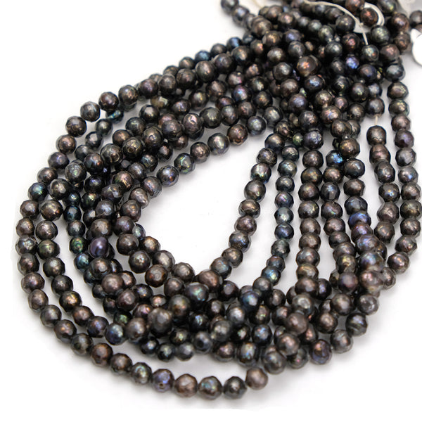 Fresh Water Pearl Faceted Strand #25