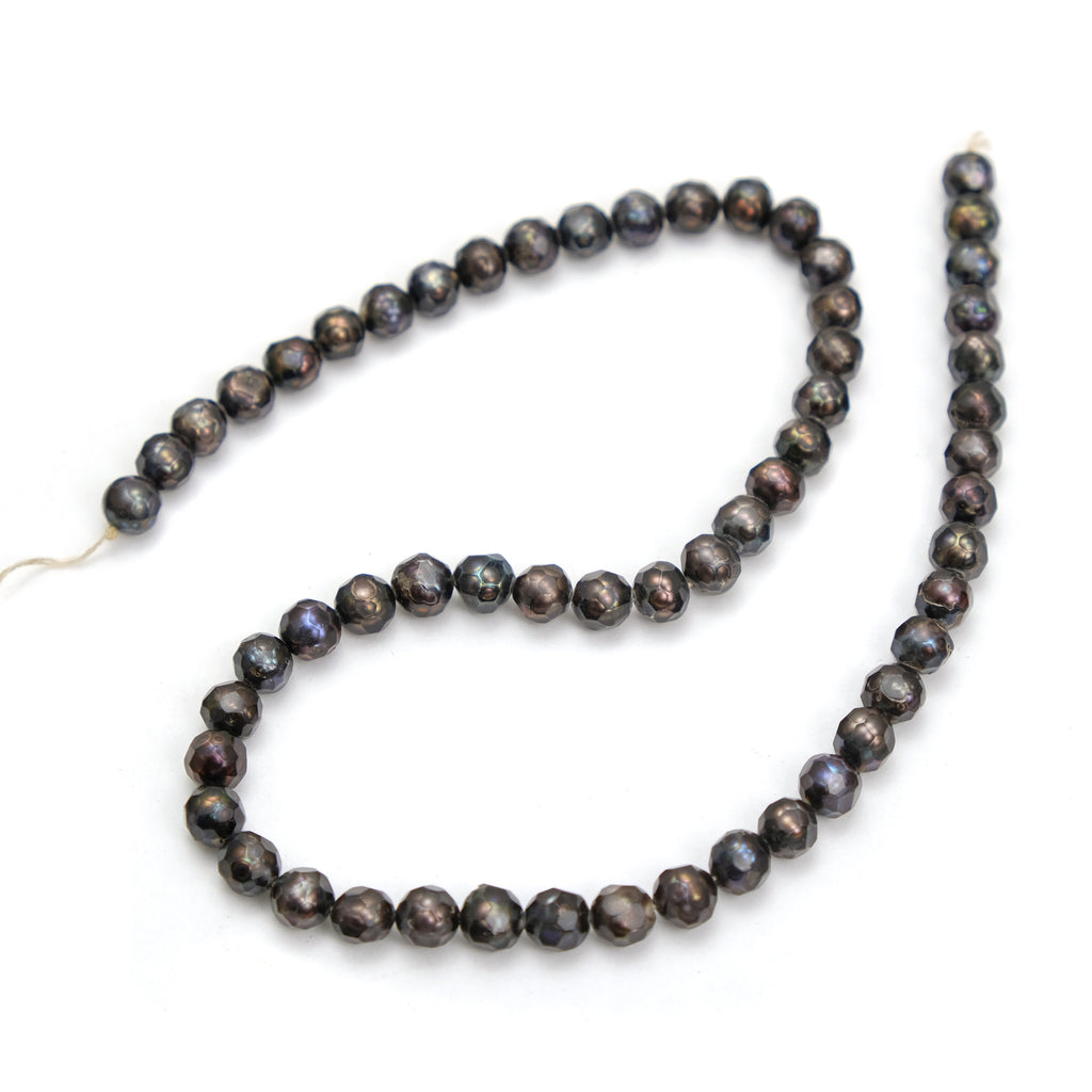Fresh Water Pearl Faceted Strand #25