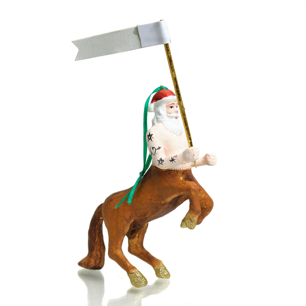 SANTAUR CLAUS IS COMING TO TOWN Ornament