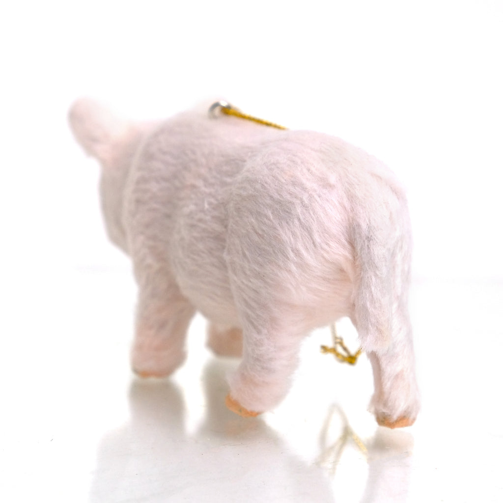Furry Pig Ornament