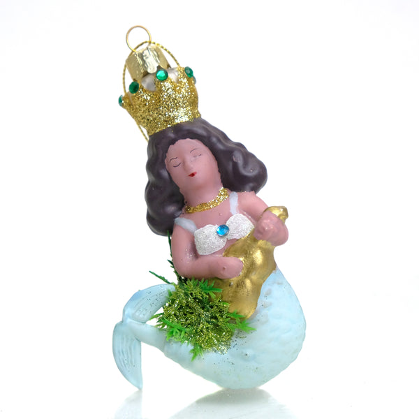 Mystic Mermaid with Guitar Ornament