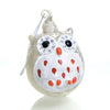 Bitty Owl Glass Ornament