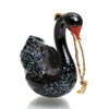 Mystic Pond Swan Glass Ornament